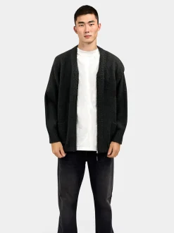 Koon Zip Cardigan, Black, M