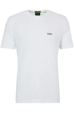 Kortærmet T-shirt, Hvid, M