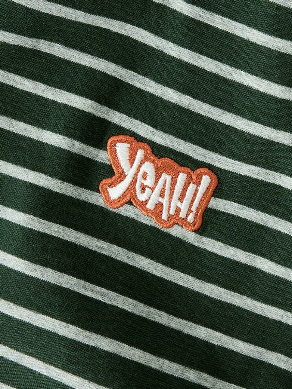 Kristian T-shirt, Deep Forest Grey Melange, 98 cm