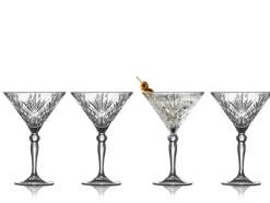 Krystal Melodia 4-pak Cocktailglas, Klar, 21 cl