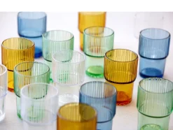 Kusintha 4-pak Cafeglas, Blue, 38 cl