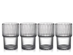 Kusintha 4-pak Cafeglas, Clear, 38 cl