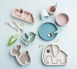 Lalee Stick&Stay Snacktallerken, Sand