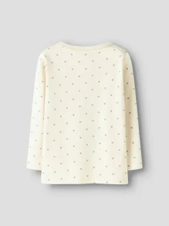 Lalo Slim Bluse, Turtledove Heart, 116 cm