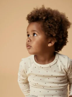 Lalo Slim Bluse, Turtledove Heart, 116 cm