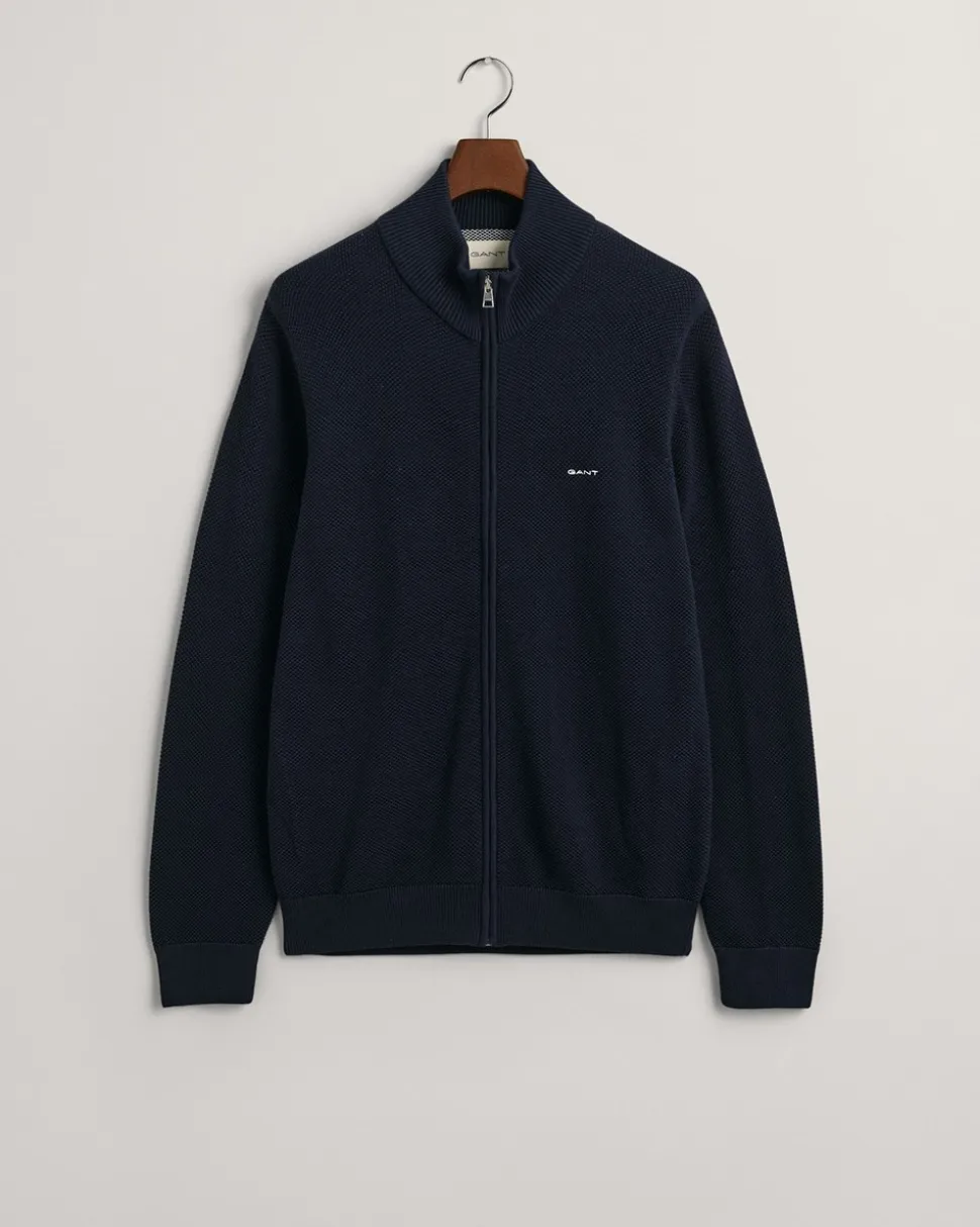 Langærmet Cardigan, Evening Blue, XXL