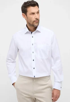 Langærmet Comfort Fit Skjorte, Hvid, 41