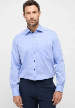 Langærmet Comfort Fit Skjorte, Blå, 40