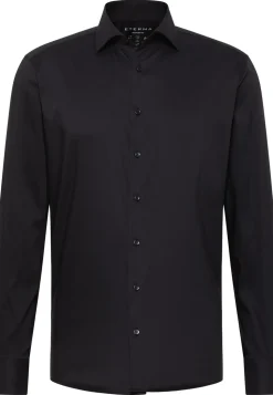 Langærmet Modern Fit Performance Skjorte, Sort, 43