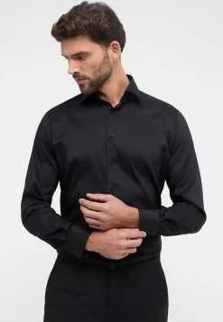 Langærmet Modern Fit Performance Skjorte, Sort, 43