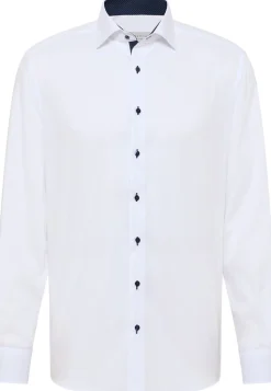 Langærmet Modern Fit Skjorte, Hvid, 44