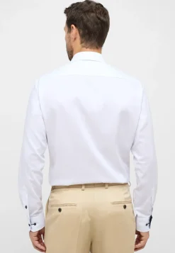 Langærmet Modern Fit Skjorte, Hvid, 44