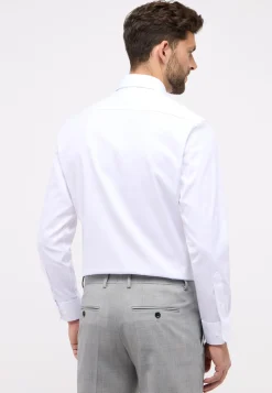 Langærmet Modern Fit Skjorte, Hvid, 43