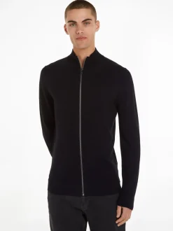 Langærmet Pullover, Sort, XL