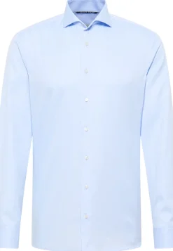 Langærmet Slim Fit Skjorte, Blå, 41