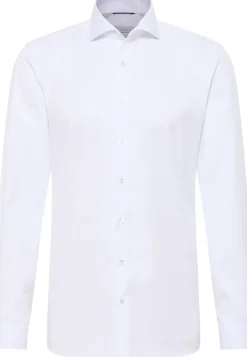 Langærmet Slim Fit Skjorte, Hvid, 41