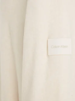 Langærmet Striktrøje, Stoney Beige, M