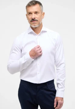 Langærmet Super Slim Skjorte, Hvid, 40