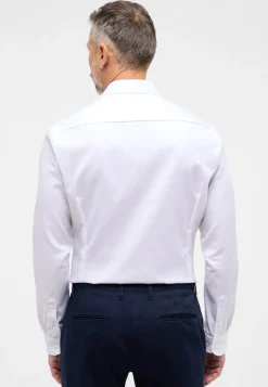 Langærmet Super Slim Skjorte, Hvid, 40