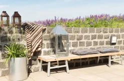 Lanterne, Galvaniseret, 32x70x32 cm