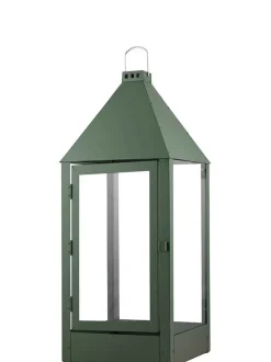 Lanterne, Olivengrøn, 32x70x32 cm
