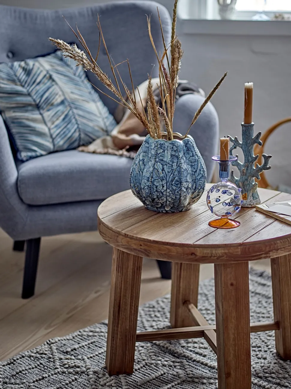 Laval Pude, Blue, 50x50 cm