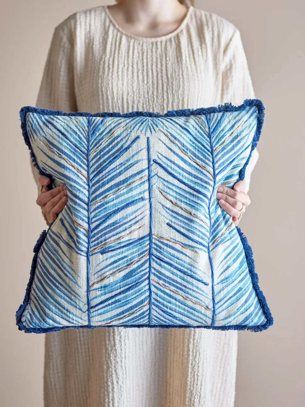 Laval Pude, Blue, 50x50 cm