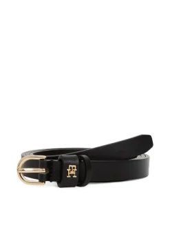 Læder Bælte, Black, 85 cm