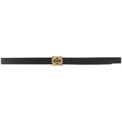 Læderbælte, Black, 85 cm