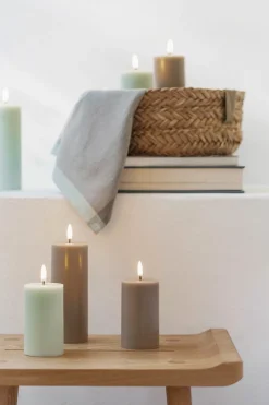 LED Bloklys, Dusty Green