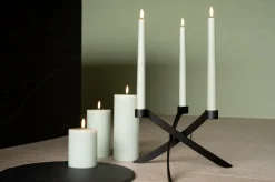 LED Rustic Bloklys, Dusty Green