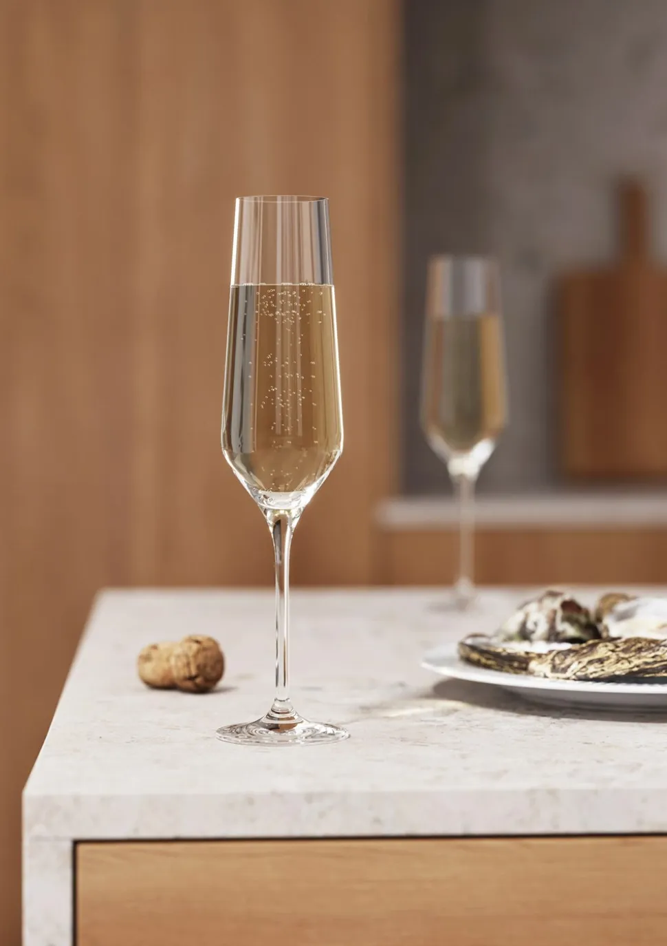 Legio Nova 6-pak Champagneglas, Klar, 26 cl