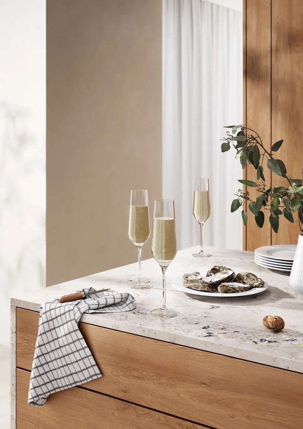 Legio Nova 6-pak Champagneglas, Klar, 26 cl