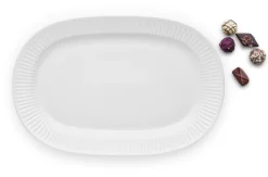 Legio Nova Serveringsfad, Hvid, 24x37 cm