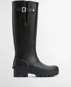 Leighton Tall Welly Gummistøvler, Black, 41