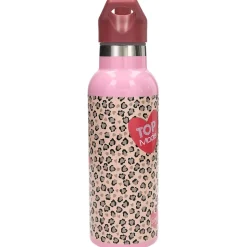 Leo Heart Drikkeflaske, Rosa, 500 ml