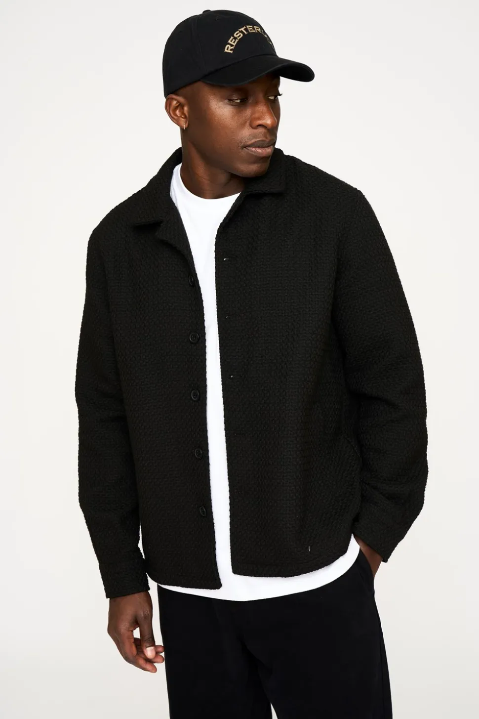 Leo Overshirt, Black, XXL