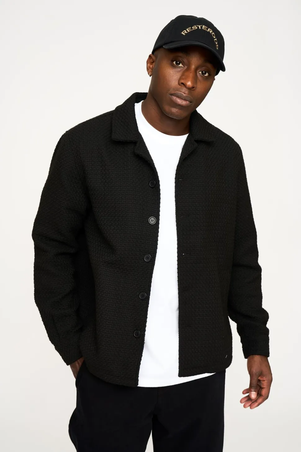 Leo Overshirt, Black, XXL