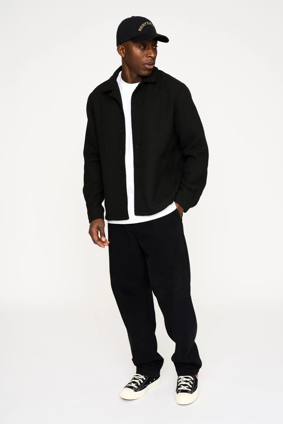 Leo Overshirt, Black, XXL