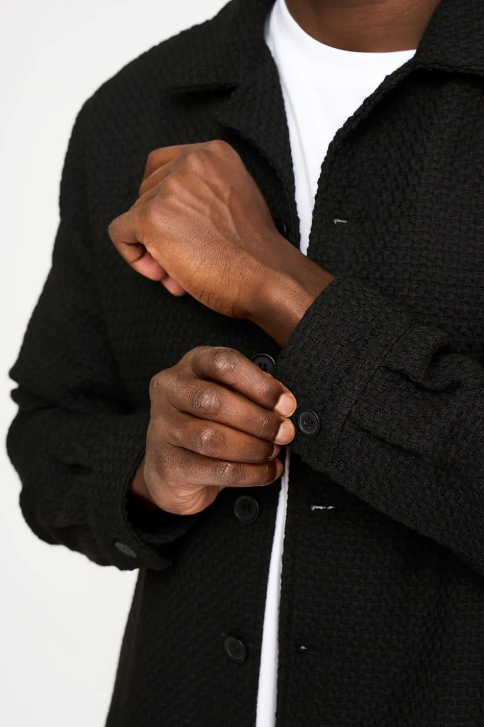 Leo Overshirt, Black, XXL