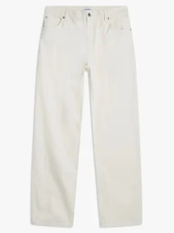 Leroy Twill Bukser, Off White, W36/L32