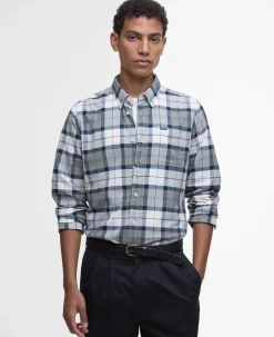 Lewis Tailored Skjorte, Bleached Pine Tartan, M