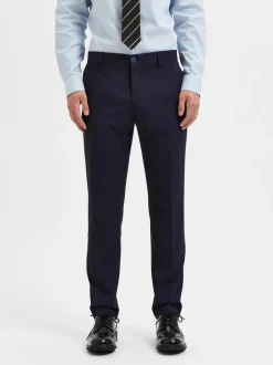 Liam Flex Habitbukser, Navy Blazer, 40