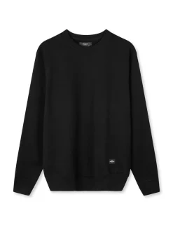 Light Terry Asker Sweatshirt, Sort, M
