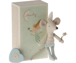 Lillebror Tændstikæske Tandfe Mus, Blå