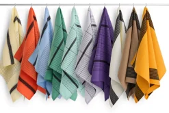 Linear Viskestykke, Mocca, 52x80 cm