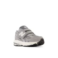 Litte Kids' 2002 Hook & Loop Sneakers, Steel/Lead, 24