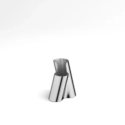 Lituus Vase, Stainless Steel