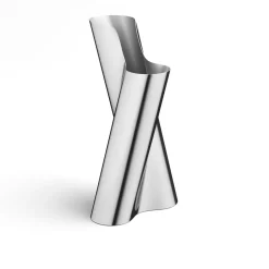 Lituus Vase, Stainless Steel