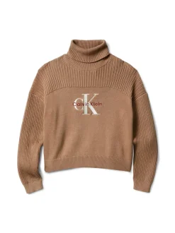 Logo Rullekravstrøje, Woodsmoke, 152 cm